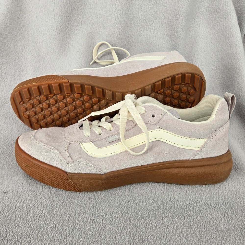 Vans Womens 9 UltraRange EXO Lavender Suede Gum Sole Skater Sneakers